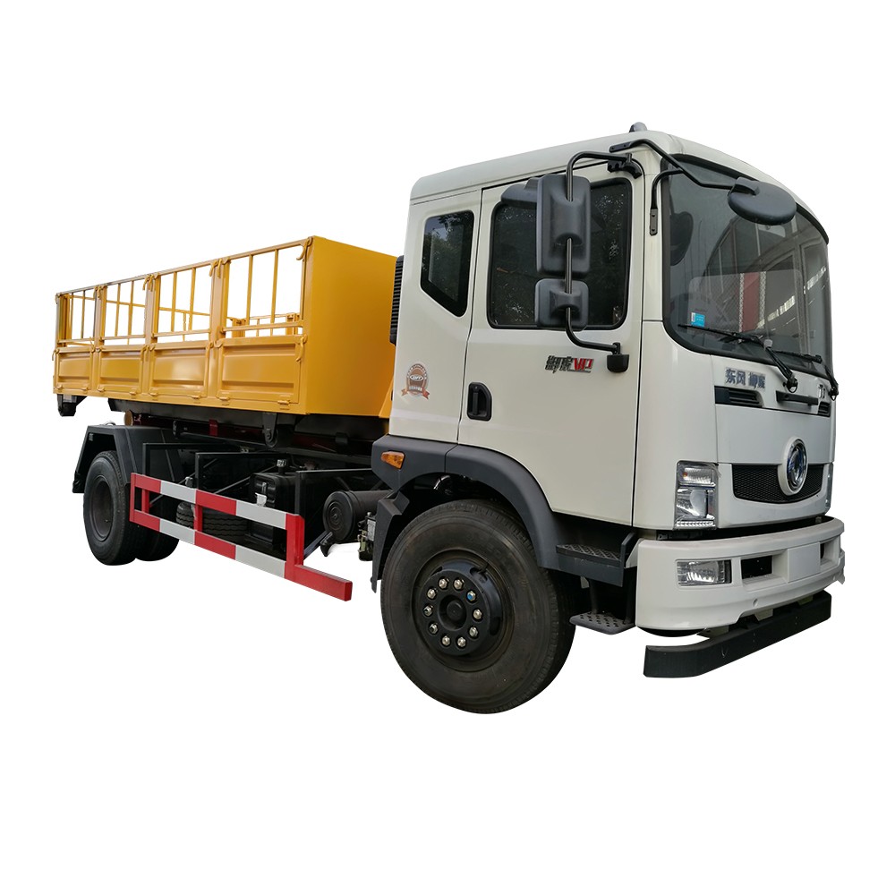 Dongfeng 10 M3 รถบรรทุกขยะตู้คอนเทนเนอร์