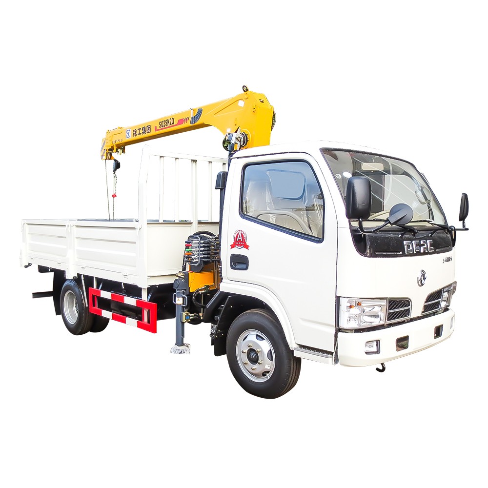 Dongfeng รถบรรทุกติดเครน 2 ตัน