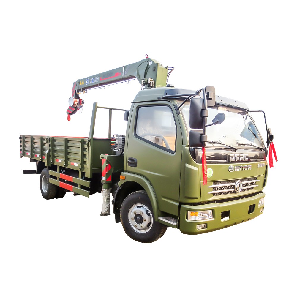 Dongfeng เครน 6 ล้อพร้อมรถบรรทุก